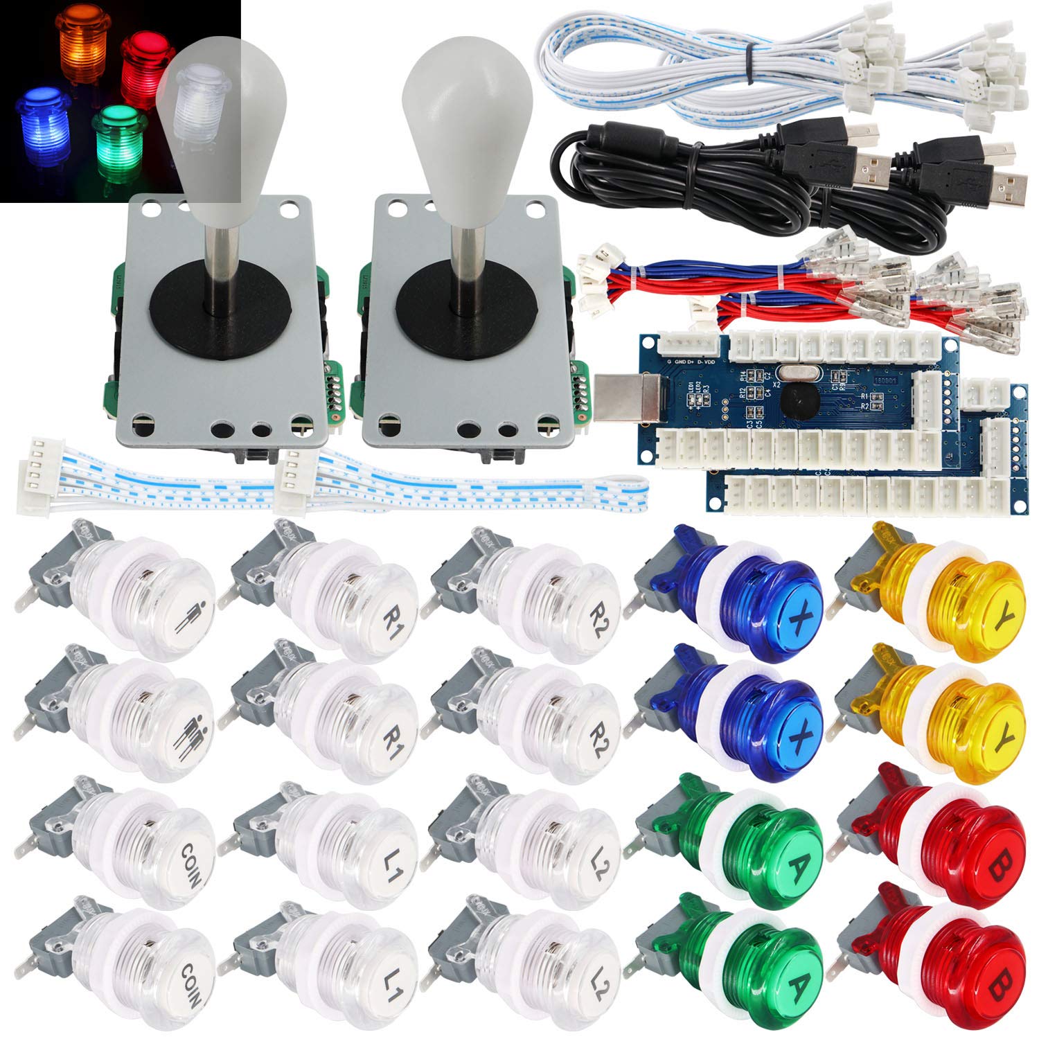 Console 2 Joysticks pour Raspberry Pi