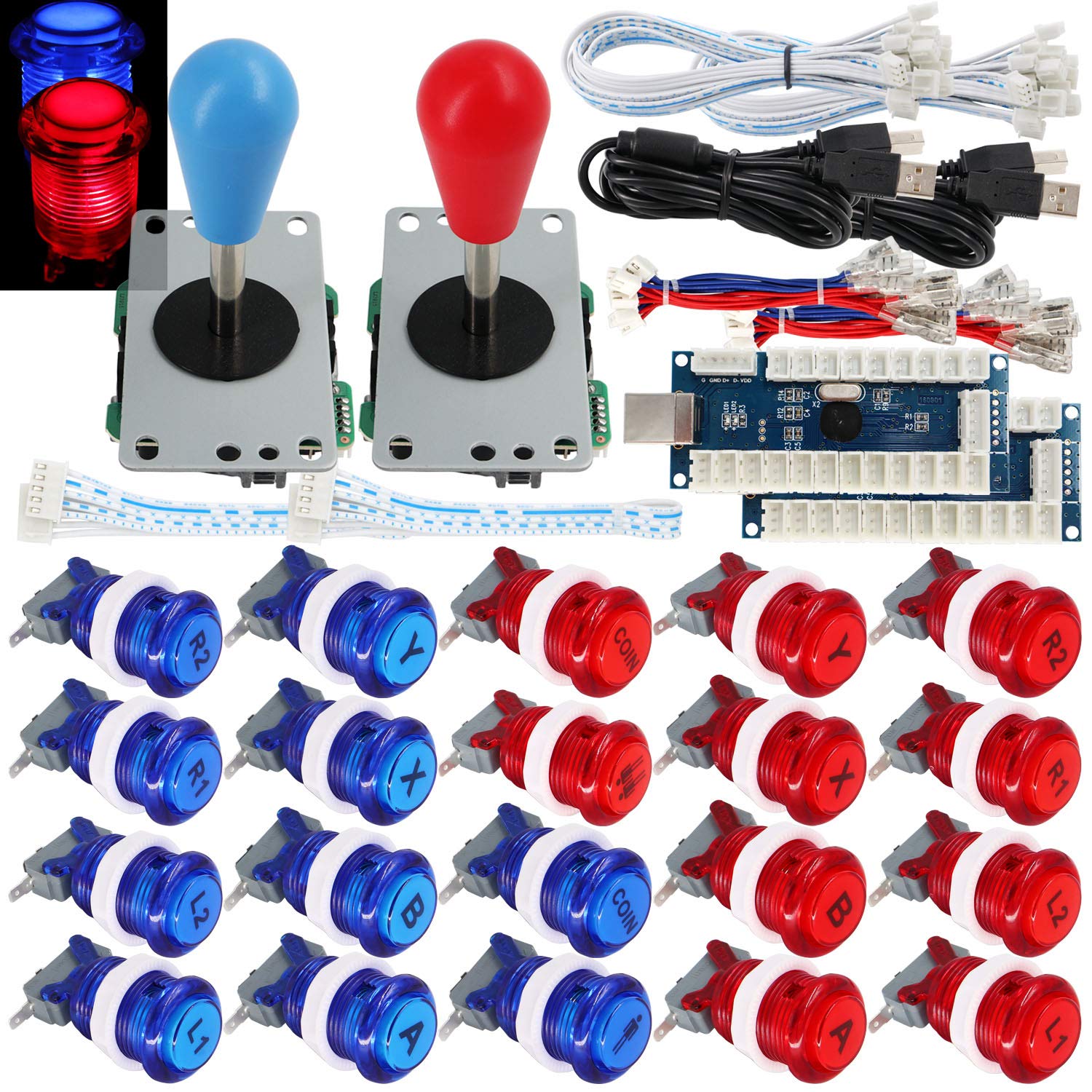 Console 2 Joysticks pour Raspberry Pi