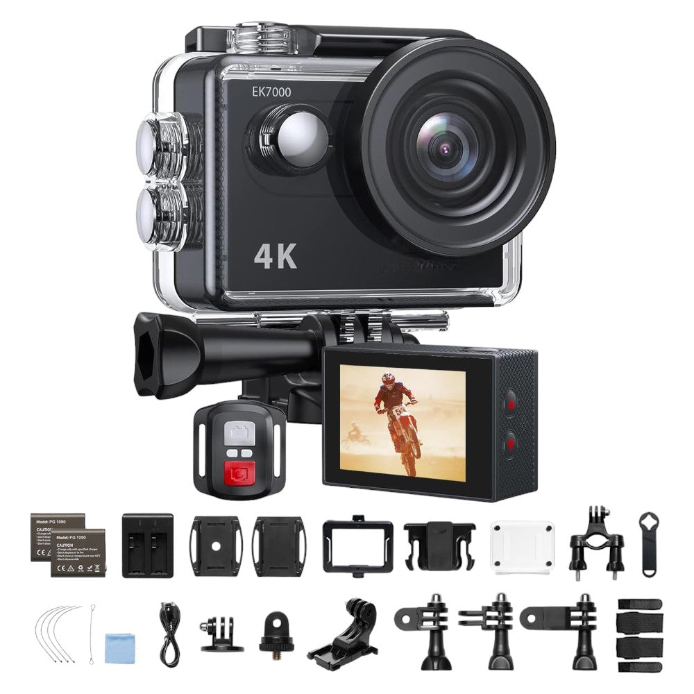 Caméra d'Action Haute Définition 4K et Imperméable