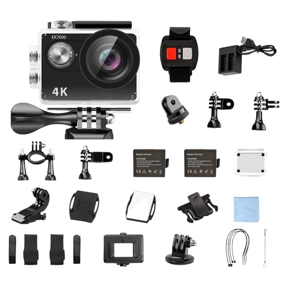 Caméra d'Action Haute Définition 4K et Imperméable