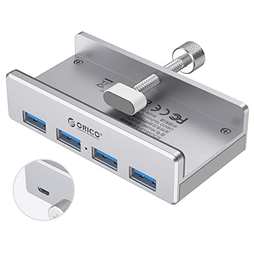 Hub USB 4 Ports Argenté