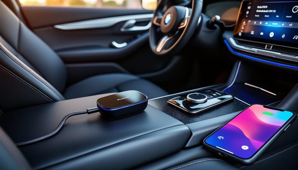 découvrez l'adaptateur fm bluetooth, l'accessoire idéal pour écouter vos playlists préférées en voiture sans fil. profitez d'une qualité sonore optimale et d'une connexion facile pour transformer votre trajet en une expérience musicale inoubliable.