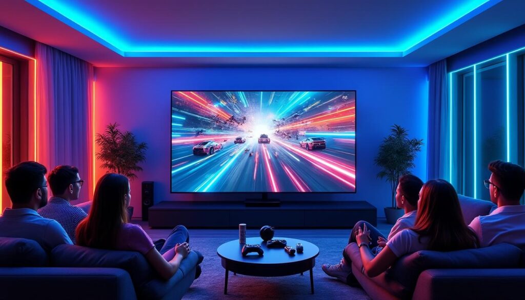 découvrez le vidéoprojecteur 360 4k, idéal pour vivre une immersion totale lors de vos soirées e-sport. profitez d'images d'une qualité époustouflante et d'un son puissant pour des moments de jeu inoubliables entre amis.