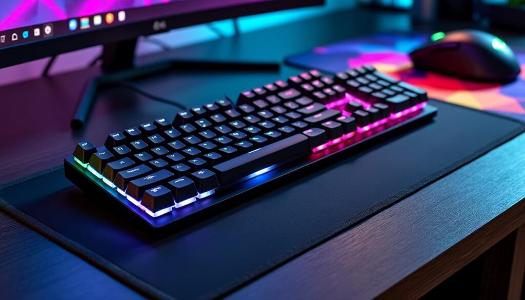 découvrez notre clavier gaming ultra-réactif, conçu pour optimiser vos performances de jeu. avec des temps de réponse incroyablement courts, gagnez de précieuses millisecondes et dominez vos adversaires à chaque partie. parfait pour les gamers en quête de vitesse et de précision.
