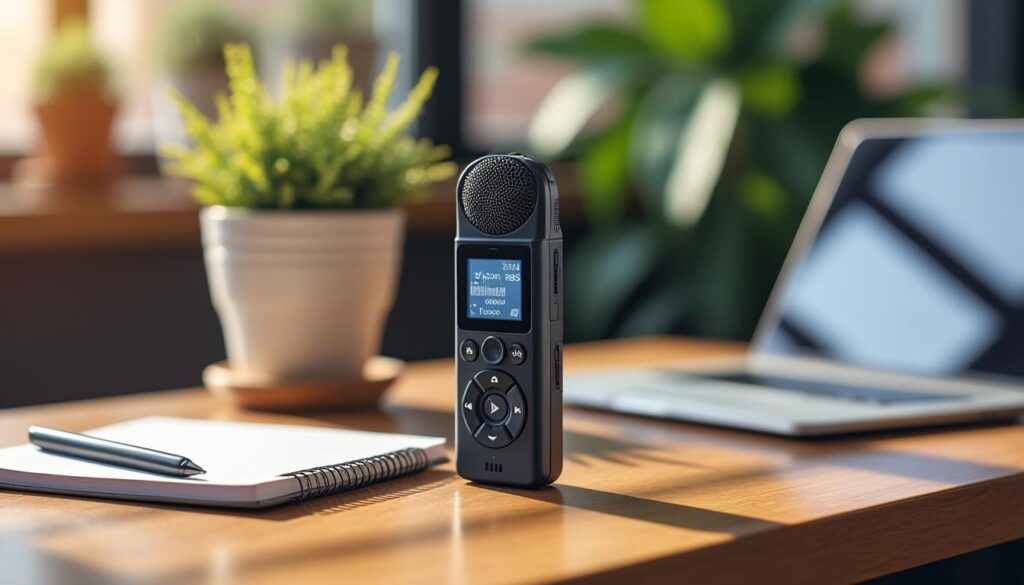découvrez comment un enregistreur vocal portable vous permet de capturer vos idées et réaliser des interviews d'une clarté exceptionnelle, où que vous soyez. polyvalent, pratique et facile à utiliser !