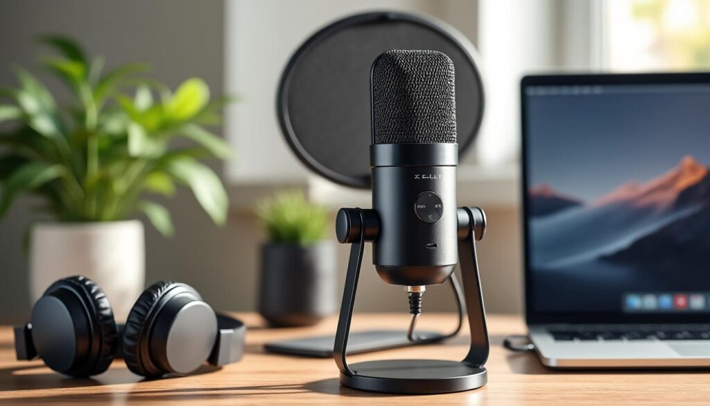 découvrez notre micro de bureau antibruit pour une qualité de voix studio, idéal pour enregistrer des podcasts maison sans nuisances sonores. offrez à vos auditeurs un son clair, professionnel et immersif.