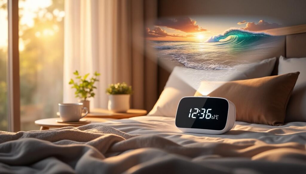découvrez le réveil projecteur plafond : une façon innovante de commencer la journée, en vous réveillant au son de votre alarme et à l’affichage de l’heure directement sur votre plafond. pratique et design, il transforme vos matins en moments agréables.