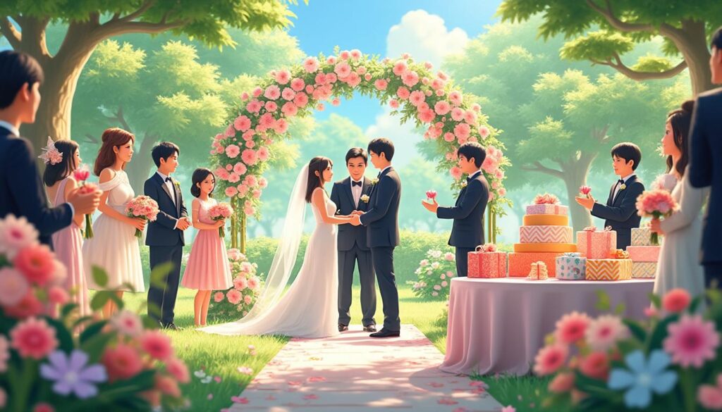 découvrez comment organiser un mariage parfait dans tomodachi life : suivez les étapes pour se marier, choisissez les meilleurs cadeaux et créez une cérémonie inoubliable pour vos miis.